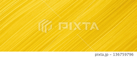 Bright yellow acrylic paint texture art background with diagonal brush strokes and flowing abstract lines Bright yellow acrylic paint texture art background with diagonal brush strokes and flowing abstract lines 136759796