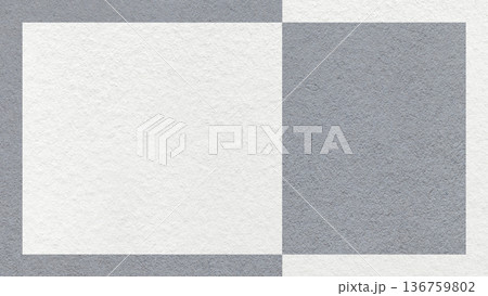 Textured gray white paper background with outer frame and geometric panel. Template for presentation with copy space Textured gray white paper background with outer frame and geometric panel. Template for presentation with copy space 136759802