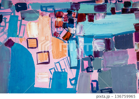 abstraction, oil painting, simple art 136759965