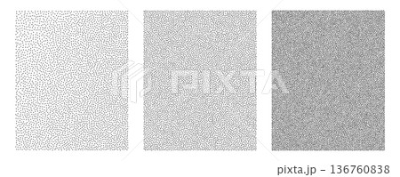 Noise grain gradient background, dot pattern spray effect set Noise grain gradient background, dot pattern spray effect set 136760838