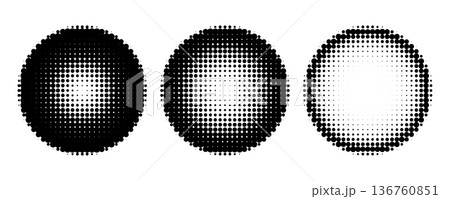 Round dot pattern, abstract half tone background Round dot pattern, abstract half tone background 136760851