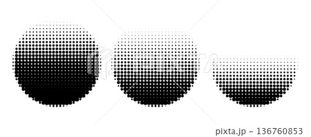 Round dot pattern, abstract half tone background Round dot pattern, abstract half tone background 136760853