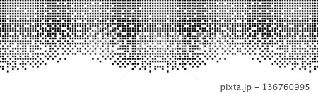 Pixel mosaic background, cube dots pattern 136760995