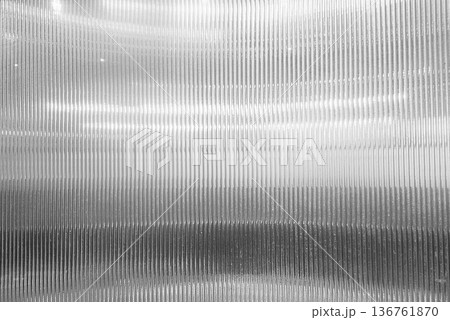 White vertical glass striped wall background. 136761870