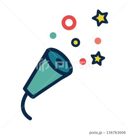 Icon for Fireworks or Independence Day - 4th of July Party Snappers Champagne Poppers or Party Poppers 136763606