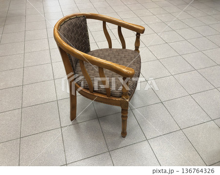 chair in an empty waiting room 136764326