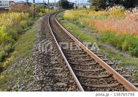 鉄道線路 羽越本線 136765798