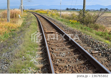 鉄道線路 羽越本線 鉄道線路 羽越本線 136765802
