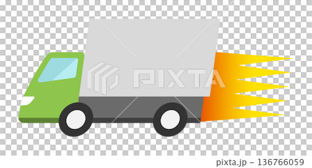 快速行駛的卡車 快速行駛的卡車 136766059