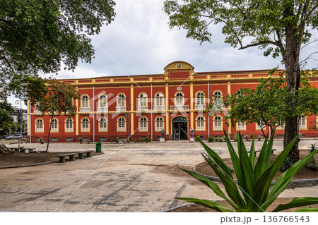 Palacete Provincial in Manaus, Brazil. Until 1888 served as Military Police Headquarters of Amazonas. Now a Museum of Archeology 136766543