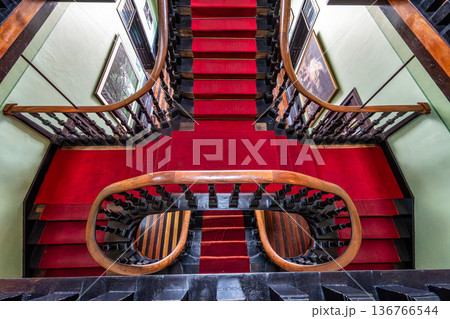 Interior of the Palacio Rio Negro in Manaus, Amazon, Brazil. Built 1910 by the German rubber dealer Waldemar Scholz Interior of the Palacio Rio Negro in Manaus, Amazon, Brazil. Built 1910 by the German rubber dealer Waldemar Scholz 136766544