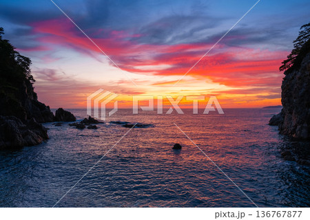 笹川流れ・夕景 笹川流れ・夕景 136767877