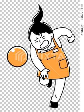 店員投擲防犯罪彩球_單色 136770176