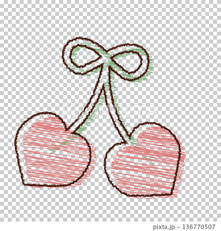 櫻桃插圖素材 136770507
