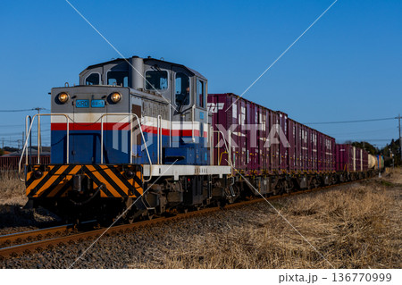 【鹿島臨海鉄道 鹿島臨港線】KRD64形+コキ 136770999