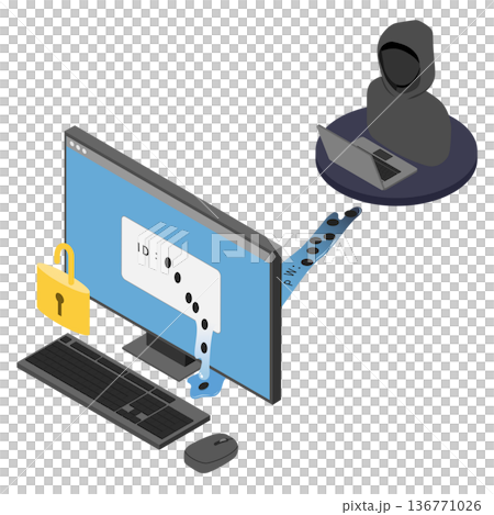 Personal Information Leakage - Isometric Personal Information Leakage - Isometric 136771026