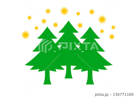 スギ花粉 136771100