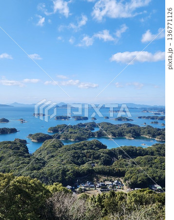展海峰から望む九十九島 展海峰から望む九十九島 136771126