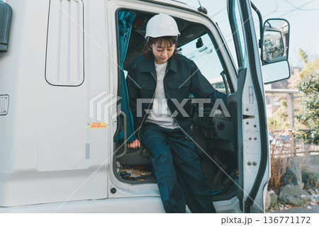 truck driver truck driver 136771172