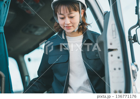 truck driver truck driver 136771176