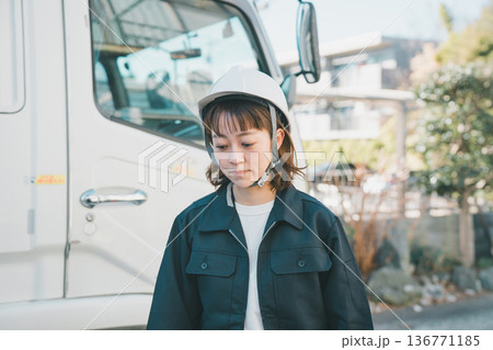 truck driver truck driver 136771185