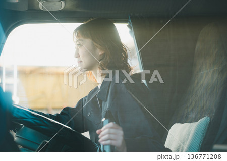 truck driver truck driver 136771208