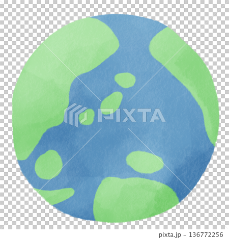 地球插畫素材 | 地球、環境、永續發展目標 136772256