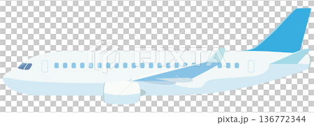 Sideways airplane illustration Sideways airplane illustration 136772344