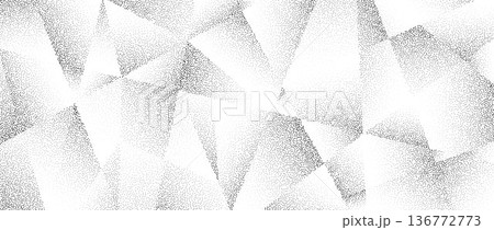 Grainy polygon pattern texture. Rough noise gradient triangles background. Abstract geometric polygonal wallpaper overlay. Grunge dotted polygon surface overlay. Vector mosaic cubism style cover Grainy polygon pattern texture. Rough noise gradient triangles background. Abstract geometric polygonal wallpaper overlay. Grunge dotted polygon surface overlay. Vector mosaic cubism style cover 136772773