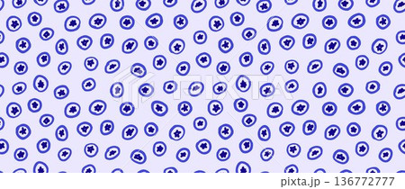 Seamless hand drawn blueberry pattern. Repeating doodled blueberries background. Cute sketched berries wallpaper design for fabric and textile print, wrapping paper. Vector repeated bilberry pattern Seamless hand drawn blueberry pattern. Repeating doodled blueberries background. Cute sketched berries wallpaper design for fabric and textile print, wrapping paper. Vector repeated bilberry pattern 136772777