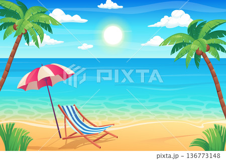 Summertime rest illustration Summertime rest illustration 136773148