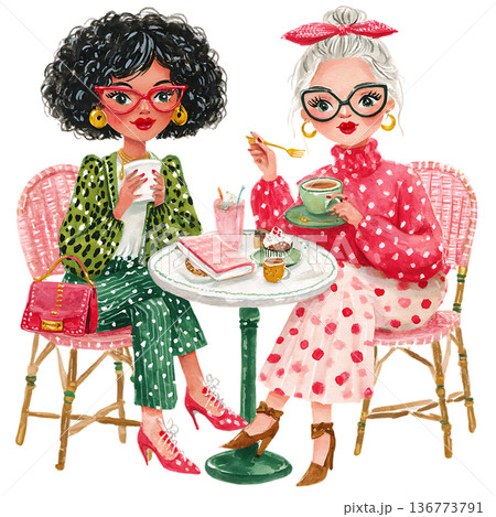 girls in a national costumes 136773791