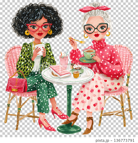 girls in a national costumes 136773791