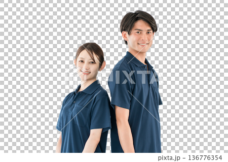 介護施設,病院,デイサービスで働くケアマネージャー,理学療法士,作業療法士の介護職員の男女スタッフ 介護施設,病院,デイサービスで働くケアマネージャー,理学療法士,作業療法士の介護職員の男女スタッフ 136776354