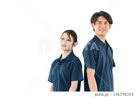 介護施設,病院,デイサービスで働くケアマネージャー,理学療法士,作業療法士の介護職員の男女スタッフ 介護施設,病院,デイサービスで働くケアマネージャー,理学療法士,作業療法士の介護職員の男女スタッフ 136776355