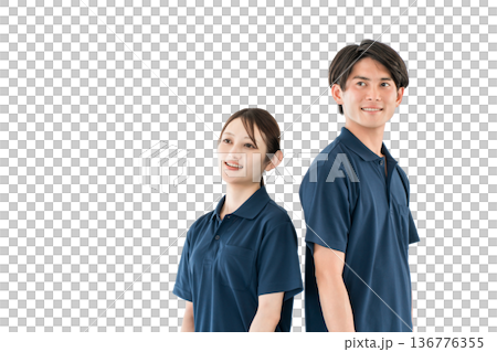 介護施設,病院,デイサービスで働くケアマネージャー,理学療法士,作業療法士の介護職員の男女スタッフ 介護施設,病院,デイサービスで働くケアマネージャー,理学療法士,作業療法士の介護職員の男女スタッフ 136776355