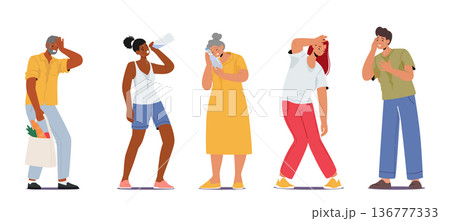 Characters Suffer From Heat That Can Cause Dehydration, Exhaustion, And Heatstroke, Resulting In Fatigue, Dizziness 136777333