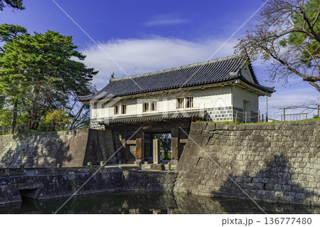 新発田城 表門 新潟県新発田市 新発田城 表門 新潟県新発田市 136777480