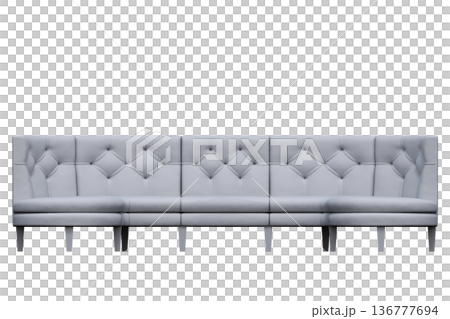 sofa isolate on a transparent background, interior furniture, 3D illustration, cg render sofa isolate on a transparent background, interior furniture, 3D illustration, cg render 136777694