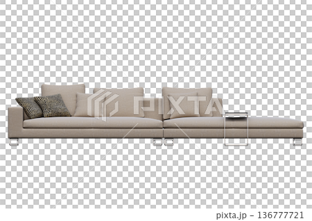 sofa isolate on a transparent background, interior furniture, 3D illustration, cg render sofa isolate on a transparent background, interior furniture, 3D illustration, cg render 136777721