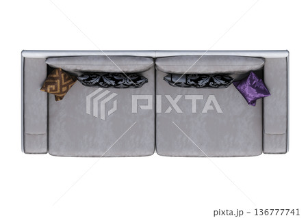 sofa isolate on a transparent background, interior furniture, 3D illustration, cg render sofa isolate on a transparent background, interior furniture, 3D illustration, cg render 136777741