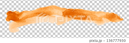 orange brush isolated on transparent background orange watercolor orange brush isolated on transparent background orange watercolor 136777930