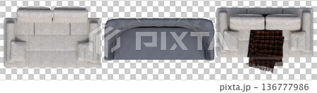 sofa isolate on a transparent background, interior furniture, 3D illustration, cg render sofa isolate on a transparent background, interior furniture, 3D illustration, cg render 136777986