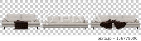 sofa isolate on a transparent background, interior furniture, 3D illustration, cg render sofa isolate on a transparent background, interior furniture, 3D illustration, cg render 136778000
