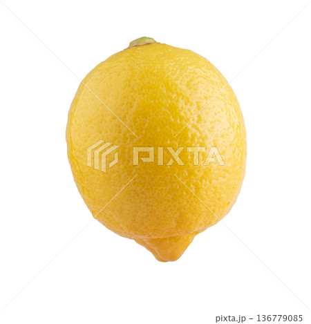 yellow lemon isolated on white background yellow lemon isolated on white background 136779085