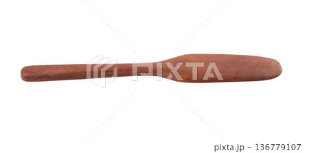 Cooking wooden paddles isolated on a white background Cooking wooden paddles isolated on a white background 136779107