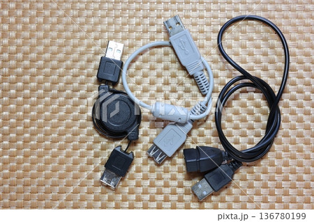 USB延長ケーブル 136780199