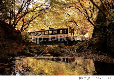 晩秋の鬼怒路を行く…龍王峡駅にて『快速AIZUマウントエキスプレス』 136780851