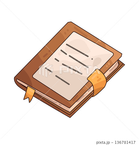 Illustration of notebook Illustration of notebook 136781417