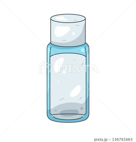 Illustration of toner bottle 136781663